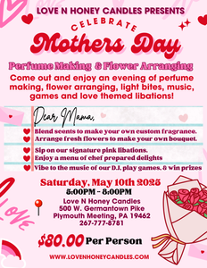 Mothers Day - Perfume Making & Flowers